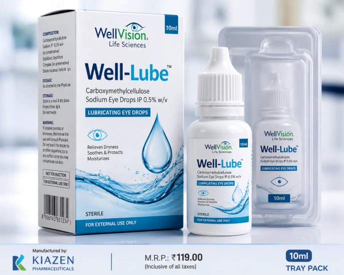 Well-Lube Carboxymethylcellulose 0.5% Eye Drops by WellVision Life Sciences